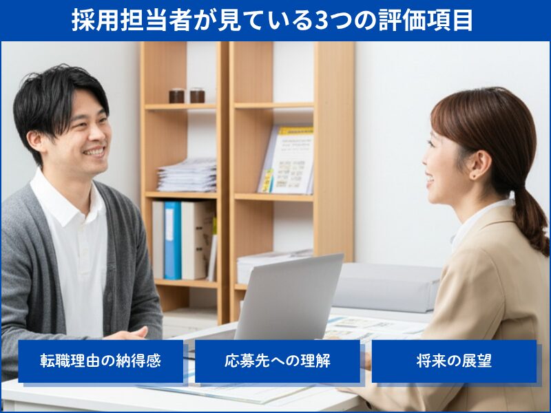医師採用担当者が見ている3つの評価項目