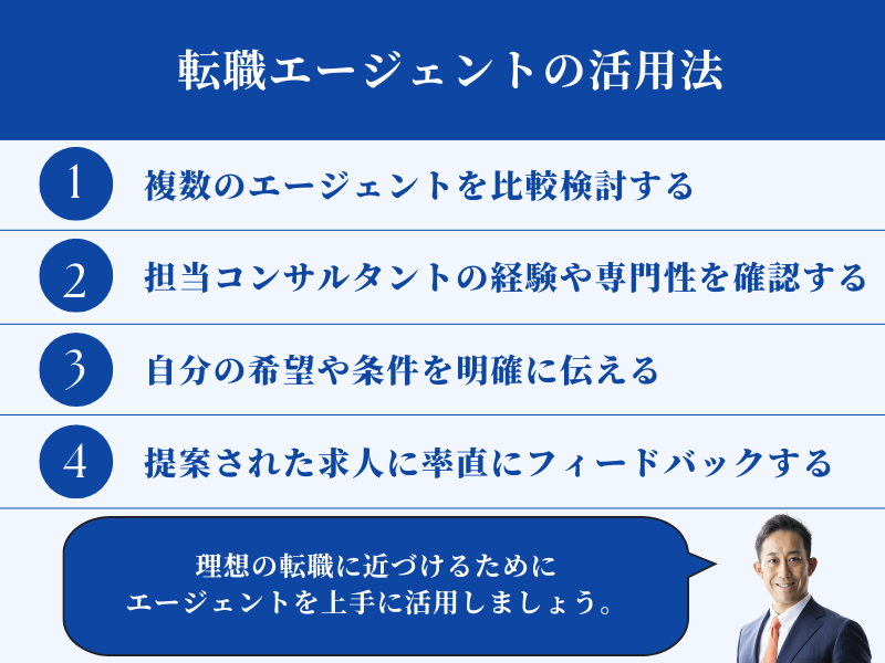 転職エージェントの活用法