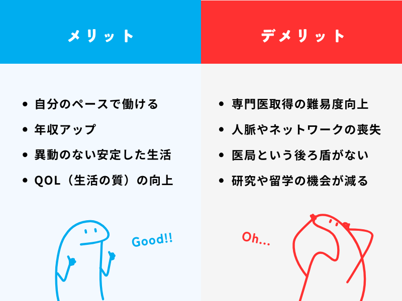 医局を辞めるメリットとデメリット｜後悔しないための比較