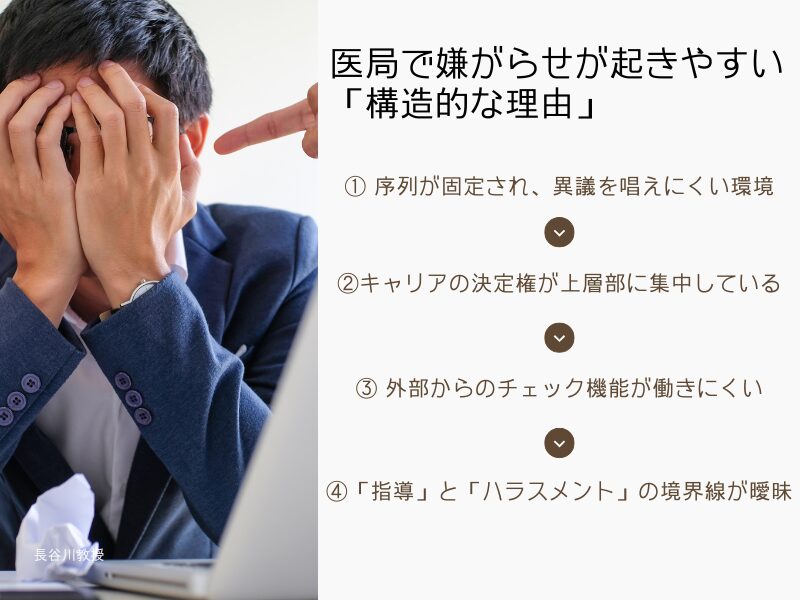 医局で嫌がらせが起きやすい「構造的な理由」